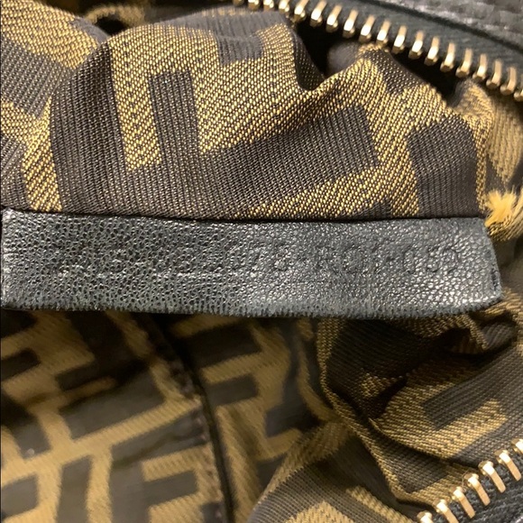 $1595 Fendi Baby Spy BLACK Nappa Leather Bag AUTH - Picture 11 of 13